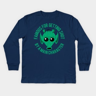 Greedo Got Shot Kids Long Sleeve T-Shirt